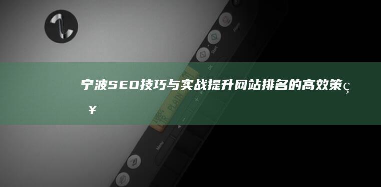 宁波SEO技巧与实战：提升网站排名的高效策略